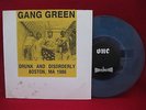 GANG GREEN Drunk and Disorderly BLUE VINYL 10