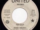 70s Soul 45 MIXED FEELINGS Sha-La-La UNITED hear