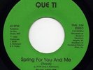 Sweet Soul 45 BLUE VELVET Spring For You And Me QUE TI hear