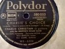 78 tours Charlie Christian       Charlie's choice      580053