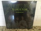 METALLICA -TO LIVE IS TO DIE - INDIANAPOLIS 1988 -BRAND NEW BLACK VINYL 2LP SET