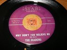 THE DIADEMS - WHY DON'T YOU BELIEVE ME - YES I LOVE / LISTEN - DOO WOP POPCORN
