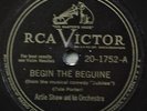 Artie Shaw Begin the Beguine 78 Big Band Hit Nightmare Horror Exotica Creepy