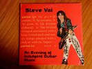 Rare Sealed 1985 Steve Vai 2 - LP's Record An Evening of Indulgent Guitar Music