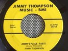 Rare Northern Soul Funk 45 rpm JIMMY THOMPSON on prvt lb Jimmy's Place NM-