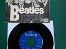 BEATLES SINGLE EP DOUBLE REFERENCE RARE ERROR LABEL DSOE EMI ODEON ESPAÑA SPAIN