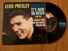 vinyl  ELVIS PRESLEY  IT'S NOW OR NEVER/STUCK ON YOU+2  ---PRINTED IN ISRAEL