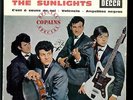 EP THE SUNLIGHTS : *LES CAVALIERS DU CIEL* DECCA - 07-63 (SPÉCIAL COPAINS)