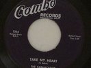 The Paramounts Take My Heart Thunderbird Baby Rare Doo Wop Rock 45 Original