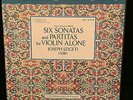 JOSEPH SZIGETI violin - BACH Sonatas & Partitas for Solo Violin - VANGUARD 3LP