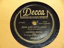 ANDREWS SISTERS Rum and Coca Cola / One Meat Ball DECCA 18636 - 78 RPM V+