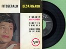 ELLA FITZGERALD / Desafinado - Stardust / VERVE 70485 France 1962 EP 45 rpm VG