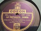 ORQUESTA TIPICA ROBERTO FIRPO LA TORTUGUITA RUMBA ODEON OT134 EXCELLENT