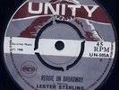 LESTER STERLING Reggie on Broadway + CLIQUE Love wonderful Original UK 7” SKINHE