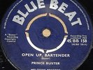 PRINCE BUSTER   OPEN UP BARTENDER b/w ENJOY IT   UK BLUE BEAT SKA 7