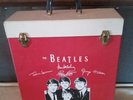 Vintage The Beatles 33 RPM LP RED Record Holder Box Case Tote RARE 1960's