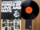 LEONARD COHEN Songs Of Love And Hate LP UK 1st Press  A3 B3 & BOOKLET