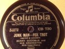 UK Columbia 78 RPM Benny Goodman w/ Mildred Bailey - Junk Man / Ol Pappy 730 V++