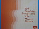 Philips Bach 6 Suiten Fur Cello Solo Maurice Gendron BOX 3lp NM
