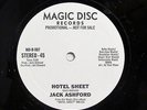 JACK ASHFORD-HOTEL SHEET - WLP ON MAGIC DISC PRIVATE DISCO FUNK 12