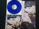 MADONNA TRUE BLUE NEW ZEALAND ONLY BLUE VINYL LP + POSTER