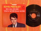 ELVIS PRESLEY You'll Never Walk Alone 45 rpm w/ PICTURE SLEEVE RCA Victor 1968