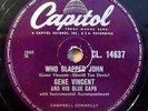 Gene Vincent - Who Slapped John - Bluejean Bop - Capitol - /10