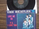 BEATLES-ORIGINAL PICTURE SLEEVE+45-LOVE ME DO/P.S.I LOVE YOU tollie 9008 BLK LBL