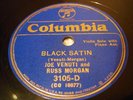 JAZZ JOE VENUTI & RUSS MORGAN Black Satin/Red Velvet COLUMBIA 3105