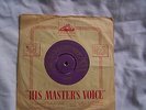 ELVIS PRESLEY, RECORD, 45 RPM, VINYL, PARALYSED, HIS MASTERS VOICE, VINTAGE