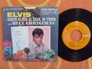 ELVIS PRESLEY Santa Claus In Back In Town 45 rpm w/ PICTURE SLEEVE Gold Standard