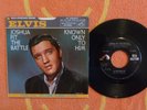 ELVIS PRESLEY Joshua Fit The Battle 45 rpm w/ PICTURE SLEEVE RCA Gold Standard