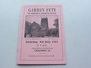 BEATLES REPRO  PROGRAMME  ST PETERs CHURCH GARDEN FETE  WHERE PAUL MET JOHN