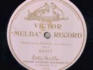 14g.  Nellie Melba - Three Green Bonnets (D'Hardelot) - Victor 
