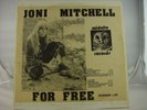 JONI MITCHELL FOR FREE LIVE IN CONCERT BOOTLEG LP