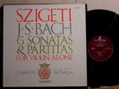 VANGUARD BG 627/9 JS BACH 6 VIOLIN Sonatas/Partitas SZIGETI 3LP NM