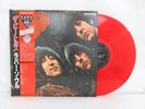 THE BEATLES RED LP RUBBER SOUL Japan Pressing Vinyl EMI EAS-70135 MONO + OBI