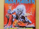 IRON MAIDEN A Real Live One Korea LP Insert NWOBHM Dave Murray Bruce Dickinson