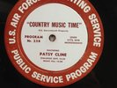 lp PATSY CLINE rare COUNTRY MUSIC TIME Air Force w/ The Jordanaires