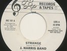 J. HARRIS BAND on JBC —STRANGE— modern soul 45 | PROMO | NM | LISTEN