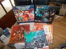 5  VINTAGE  REO  SPEEDWAGON   RECORD  ALBUMS  NINE  LIVES,LIVE,GOOD TROUBLE  ETC