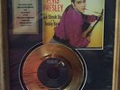 Elvis Presley 24 Kt Gold Plated Framed Record All shook Up / Teddy Bear Spec. Ed