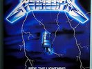 METALLICA RIDE THE LIGHTNING INSANELY RARE ORIG '84 ELEKTRA WHITE LABEL PROMO LP