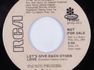 Crossover Soul 45 SHIRELLES Let's Give Each Other Love RCA promo HEAR
