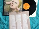David Bowie LP, Hunky Dory, 1971 RCA SF 8244, 3T/3T Bobil Rasputin, lyric inner