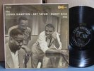 Lionel Hampton Art Tatum Buddy Rich Trio VG+ CLEF MONO DEEP GROOVE
