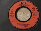 Kiss Crazy Crazy Nights Rare UK Orange/ Red Vertigo Label 7