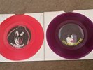 KISS,Gene Simmons RADIOACTIVE, Paul Stanley Hold Me Touch Me, Red/Purple vinyl.