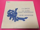 HENRI HONEGGER cello - BACH les suites pour violoncelle VALOIS BOX / CMB 22 / EX