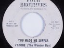 Northern Soul 45 TYRONE THE WONDER BOY You Made Me Suffer FOUR BROTHERS HEAR